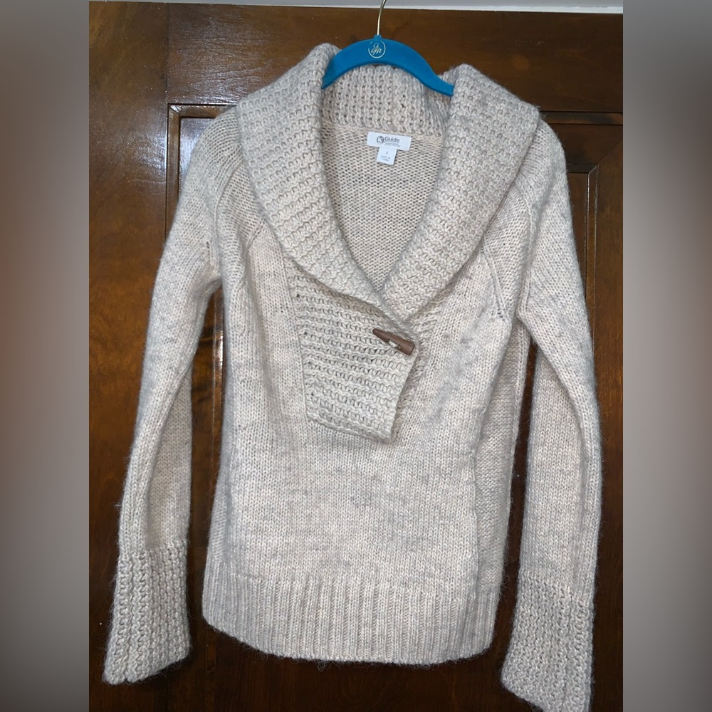 Guide series Cream Cowl Neck Sweater